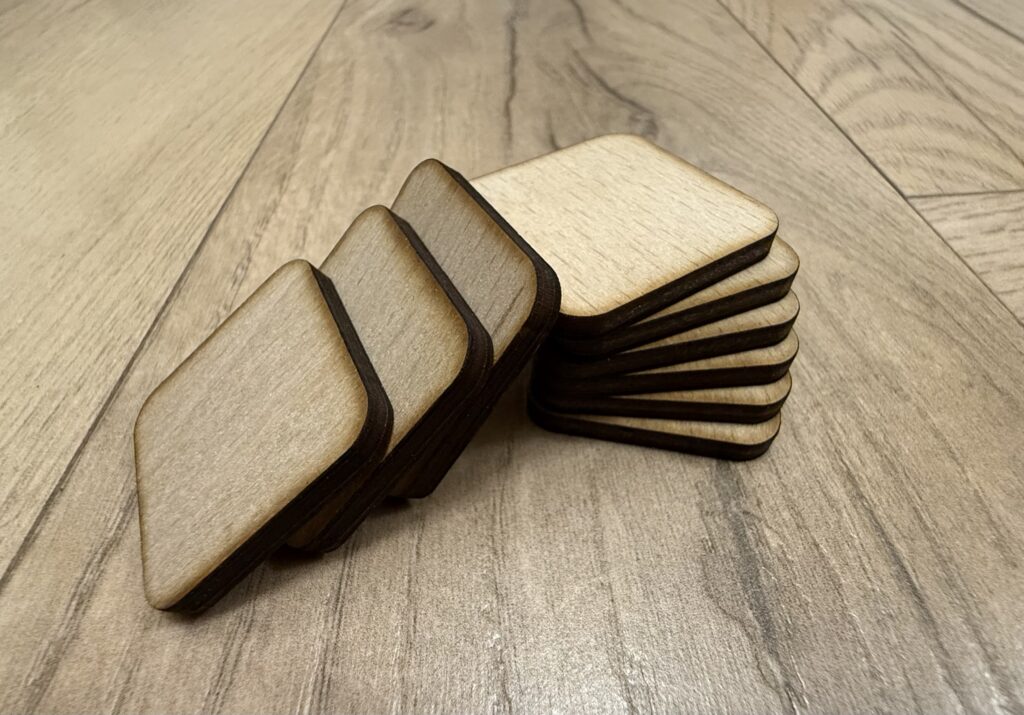 Laser Cut Stacked Wooden Blanks